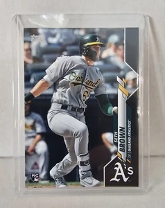 2020 Topps Series 1 Seth Brown RC #123 Black Parallel 67/69 SSP - Picture 1 of 2