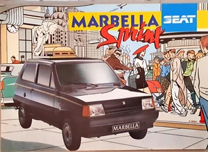 Seat Marbella 'Sprint' Brochure c.1992 FR - Picture 1 of 1