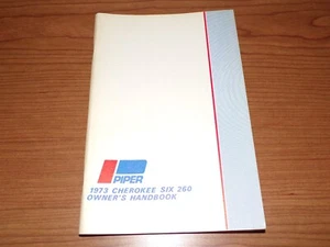 1973 Piper Cherokee Six 260 Owners Handbook 761-515 - Picture 1 of 3