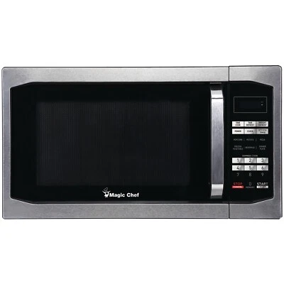 MAGIC CHEF® 1.6 Cubic-ft Countertop Microwave (Stainless Steel) - Image 1 of 4