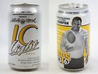 VINTAGE Jerome Bettis Iron City Beer IC Light Empty Can Steelers