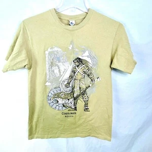 Vintage Costa Maya Mexico Native American Aztec T-Shirt Yazbek Label Size Med - Picture 1 of 4