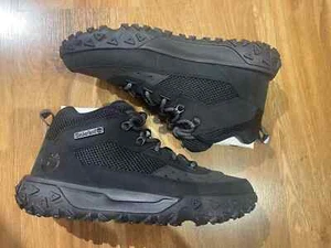 Timberland Hombres Greenstride Motion 6 Medio Encaje HKR Bota Jet Negro A5VAC-015 - Imagen 1 de 12