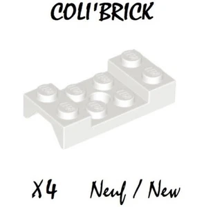Lego 60212 - 4x Garde Boue / Vehicle Mudguard - Blanc White - NEUF - Imagen 1 de 1