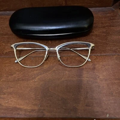 Marco de titanio chapado en oro Masunaga Lempicka hecho a mano Japón solo #24 Foto 1 de 4