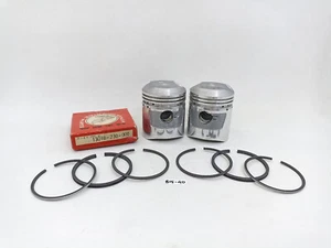 Kit de anillo pistón Honda CB125K K3 K5 CL125A SS125 tamaño par STD NUEVO DE LOTE ANTIGUO - Imagen 1 de 7