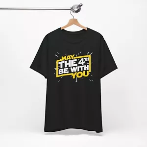 May The 4th Be With You T-Shirt Fourth Unisex Lustig Star Wars Jedi - Bild 1 von 11