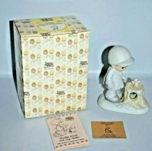 Figura de colección 1989 Precious Moments Wishándote una acogedora temporada - Imagen 1 de 11