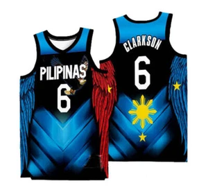 Rare Clarkson #6 Pilipinas Basketball Jersey Philippines Custom Any Names - Picture 1 of 5