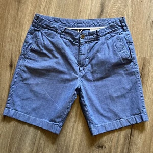 Pantalones Cortos Chinos Bonobos Para Hombre 34 Frente Plano Informales Azul Preppy Exterior - Imagen 1 de 7