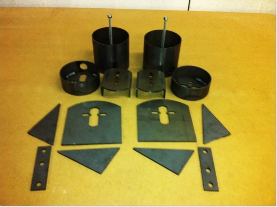 Lincoln Continental 1961-69 soportes de bolsa delanteros y traseros suspensión neumática embolsados Foto 1 de 1