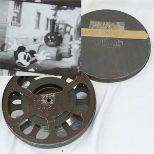 1934 Mickey's Steamroller Walt Disney Mickey Mouse 16 mm Film Film B&W Silent - Bild 1 von 11