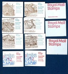 COMPLETE SERIE 10p BOOKLET FA1 FA2 FA3 FA4 FA5 FA6 FA7 FA8 FA9 - Picture 1 of 1