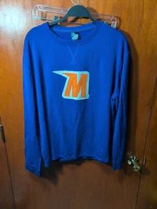 Morgan State University Older Style XL Mens Blue Throwback Pullover Rare HTF Fit - Picture 1 of 7