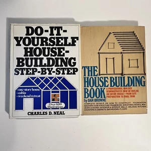 The House Building Book Dan Browne & Do It Yourself House Building Charles Neal - Imagen 1 de 6