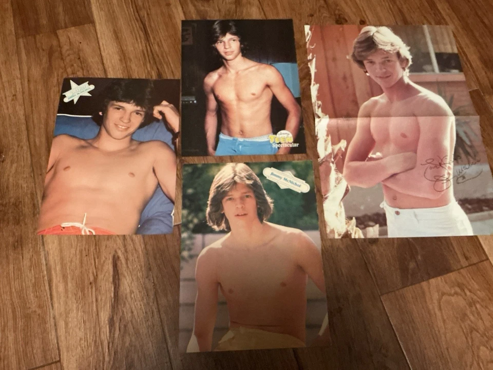 Póster pinups Jimmy McNichol SIN CAMISA interés gay Foto 1 de 1