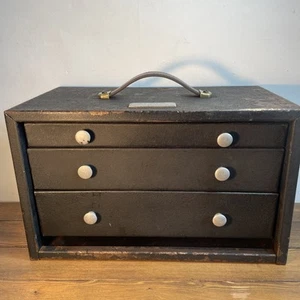 Vintage Industrial Engineers Metal Tool Chest Drawers Storage Cabinet - Picture 1 of 17
