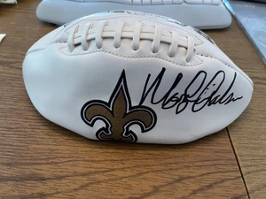 Morton Anderson Signed & Autograph Saints Football - Picture 1 of 2