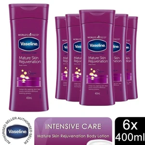 Vaseline Intensive Care Body Lotion, Mature Skin Rejuvenation, 6 Pack, 400ml - Picture 1 of 11