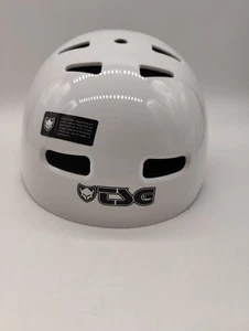 TSG Skate-/BMX-Helm, weiß gespritzt Größe S/M 54-58 cm - Bild 1 von 8