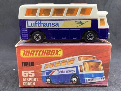 Matchbox Superfast MB65-B16: Airport Coach (Lufthansa) in type K Box - Image 1 of 4