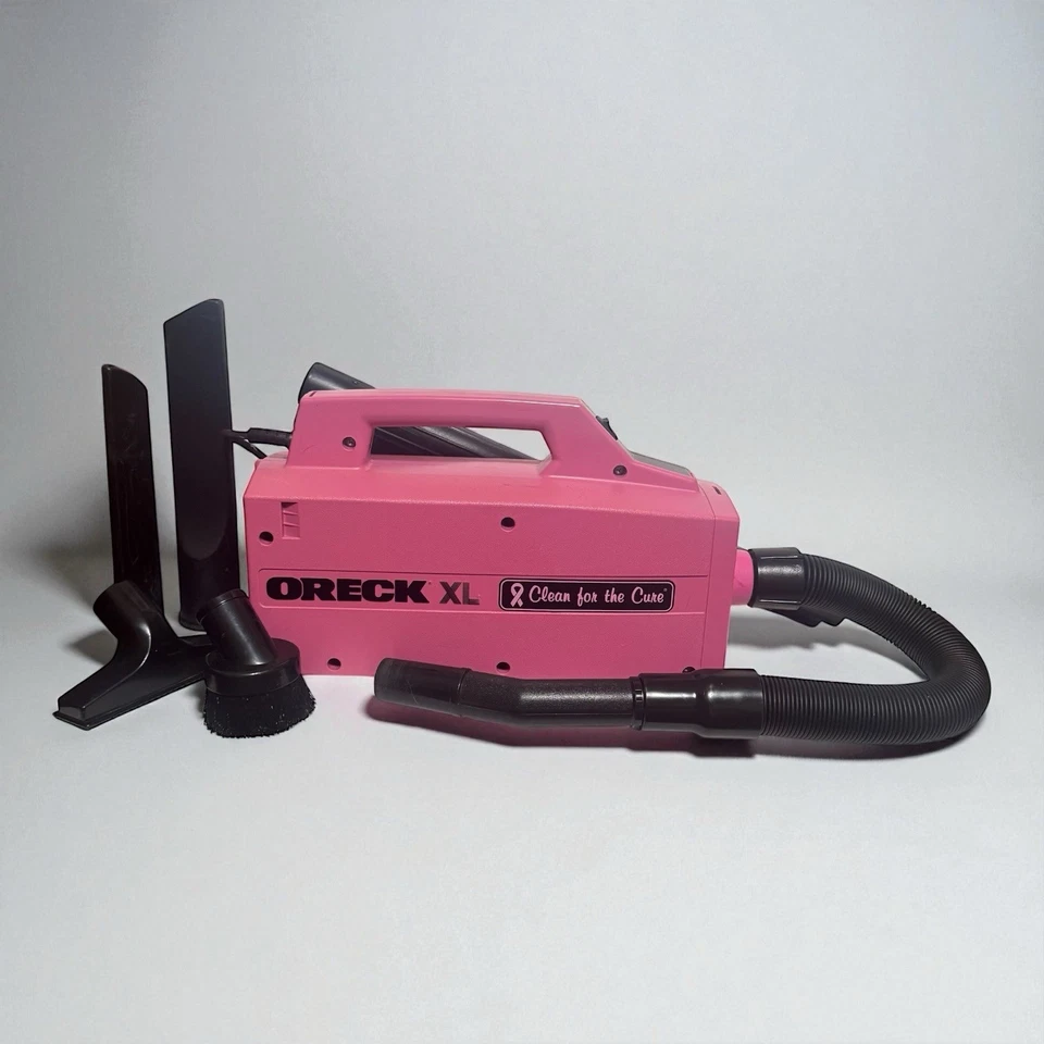 ORECK XL Type 3 Vacuum Pink Susan G. Komen Clean For The Cure BB870-AP 2011 Rare - Image 1 of 4