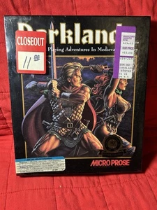 Darklands Vintage 1992 5.25” IBM DOS 5.0 Medieval PC Game Factory Sealed! - Picture 1 of 10