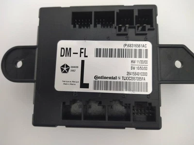 ✅ 2015 - 2021 Dodge Jeep Chrysler Left LH Driver Door Module P68316561AC FABRICANTE DE EQUIPAMENTO ORIGINAL - Imagem 1 de 4