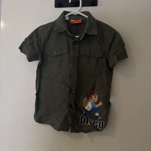 Dora the Explorer - DIEGO Safari Shirt - Go Diego Go! Khaki Top - Size 5 (2009) - Picture 1 of 5