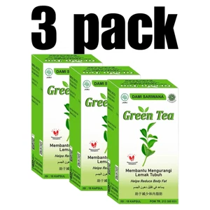 3x Green Tea 18 Capsule Natural Organic Herbs Spices Fresh Pure Hygienic Premium - Picture 1 of 10