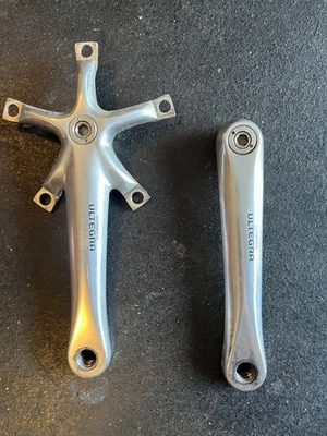 Shimano Ultegra FC-6500 Crank Set 175 mm  DOUBLE  Octalink Spline Vintage 130 A7 - Image 1 of 4