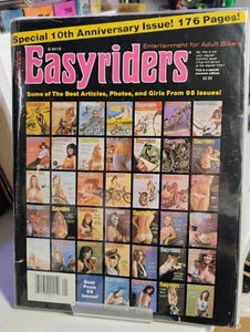 10th Anniversary VINTAGE EASY RIDERS MAGAZINE BAGGED AND BOARDED NICE! - Picture 1 of 3