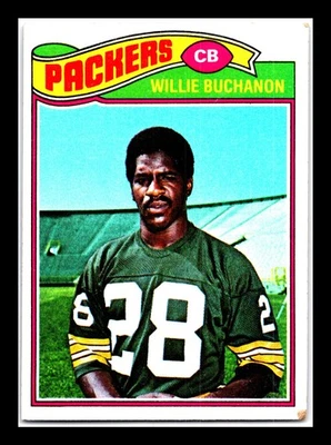 1977 Topps #402 Willie Buchanon - Image 1 of 2