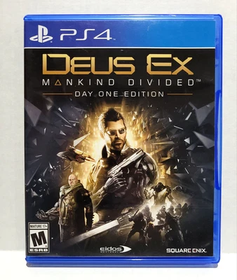 Deus Ex: Mankind Divided Day One Edition (Sony PlayStation 4, 2016) - Image 1 of 4
