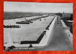 Cartolina Rimini - Veduta dell'immensa spiaggia - 1942 ca. - Picture 1 of 1