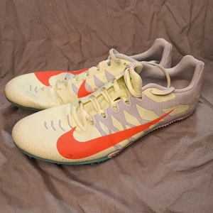 Nike Trainingsschuhe Herren 11 Zoom Rival Spikes Stollen grün orange 907564-701 - Bild 1 von 11