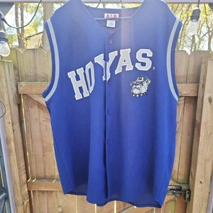 Air Gear Trikot Georgetown Hoyas Herren Gr. XXL Bulldog Baseball ärmellos Vintage - Bild 1 von 8