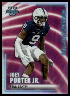 2022-23 Bowman's Best University #NN-16 Joey Porter Jr. Neon Neophytes - Image 1 of 2