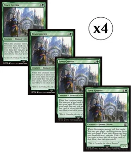 4x - Town Greeter - x4 (playset) - Final Fantasy - CUC NM MTG - Picture 1 of 1
