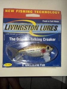 Talking Baby Bass Lure By Livingston Rare Color New In Package - Picture 1 of 2