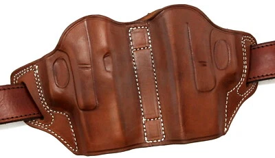 Funda de cinturón de cuero pequeña de 2 armas (SOB) para SIG SAUER P220 P226 4,4" Foto 1 de 4