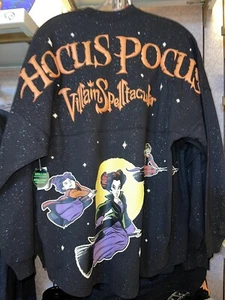 2023 Disney Parks Hocus Pocus Villain Spelltacular Halloween Jersey Large-BNWT - Picture 1 of 2