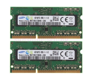 Samsung 8GB (2X4G)B1RX8 DDR3 1600MHz PC3-12800S SODIMM Laptop Memory RAM - Picture 1 of 5