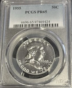 1955 Franklin Half Dollar - PCGS PR65/47469424 - Picture 1 of 3