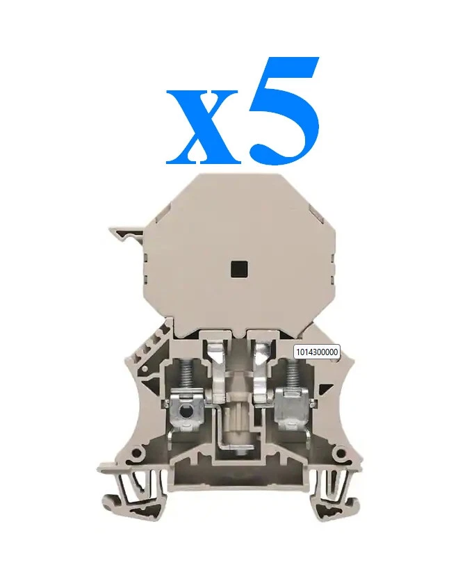 x5 NEW Weidmuller 1014300000 FUSE TERMINAL W SERIES 2 POSITION 6.3A 5pcs 5 - Image 1 of 1