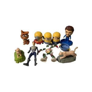 McDonalds Toys (9)Random Lot Minions Lion King TMNT Bobble Head Scooby-doo Shark - Bild 1 von 13