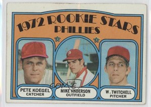 1972 Topps Stars Pete Koegel Mike Anderson Wayne Twitchell #14 Rookie RC