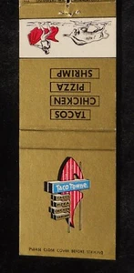 1970s Taco Towne Chicken Pizza Shrimp 504 Calvin Road Bellevue NE Sarpy Co MB - Picture 1 of 2