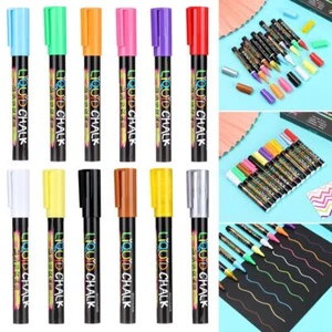 Blackboard Glass Windows Chalkboard Pen Marker Chalk Marker Liquid Chalk - Picture 1 of 23