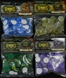 Warmachine Hordes, Minions, Trollbloods,Legion of Everblight, Token Set Lot of 4 - Picture 1 of 5